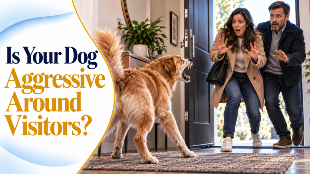 Dog reacting aggressively towards visitors in the home, dog aggression help from an Irish behaviourist